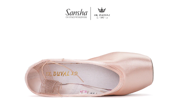 Image illustrative du Chausson Pointe satin rose Sansha modèle F.R.DUVAL3